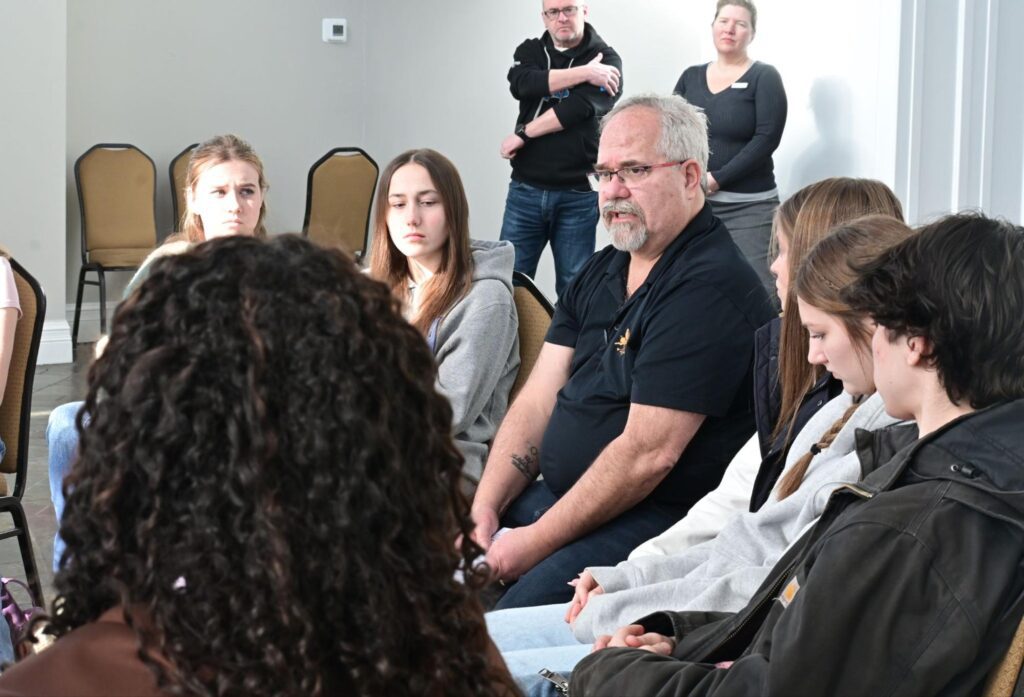 Huntsville High School Grade 10 hospitality students learn from Celebrity Chef Michael Smith