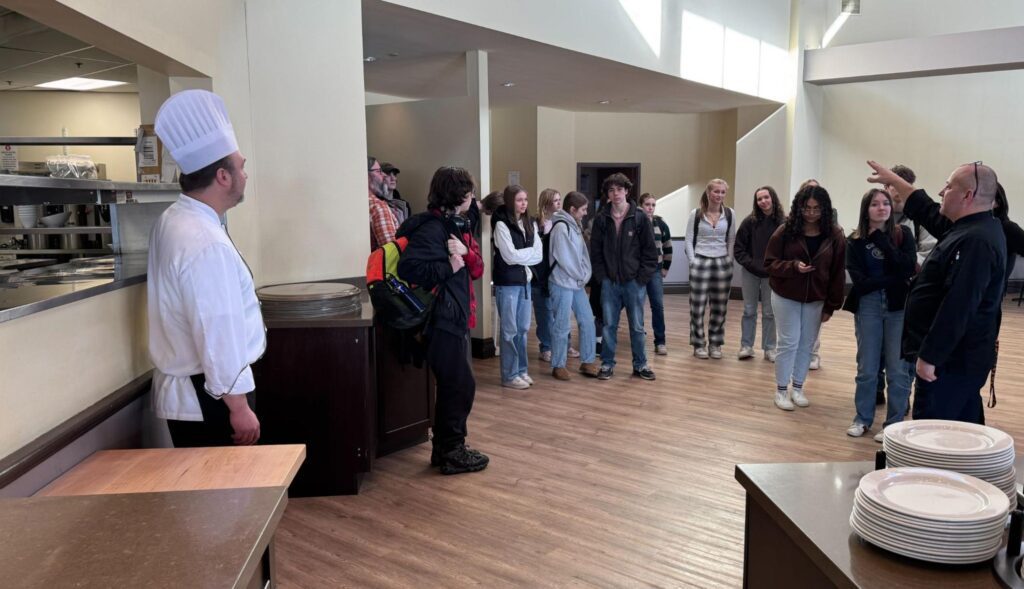 Huntsville High School Grade 10 hospitality students learn from Celebrity Chef Michael Smith